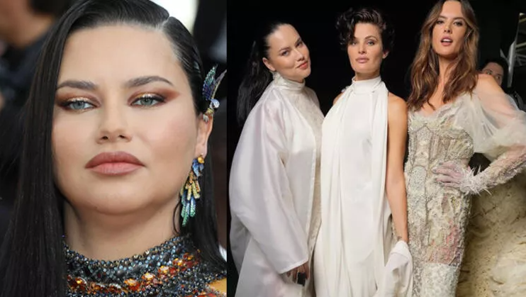Oysa hamileyken bile jimnastik yapmıştı: Adriana Lima’nın karnına arkadaşları siper oldu