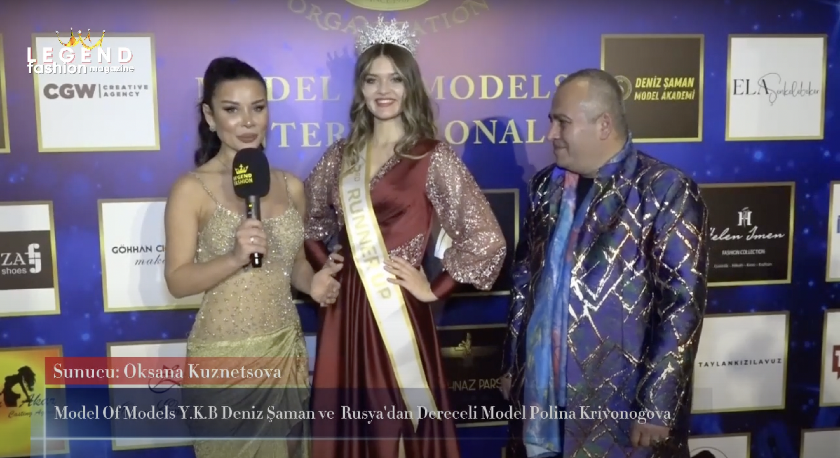 Uluslararası Oks’Model Ajansın Modeli Polina Krivonogova Güzellik Yarışmasında Tacın sahibi oldu.