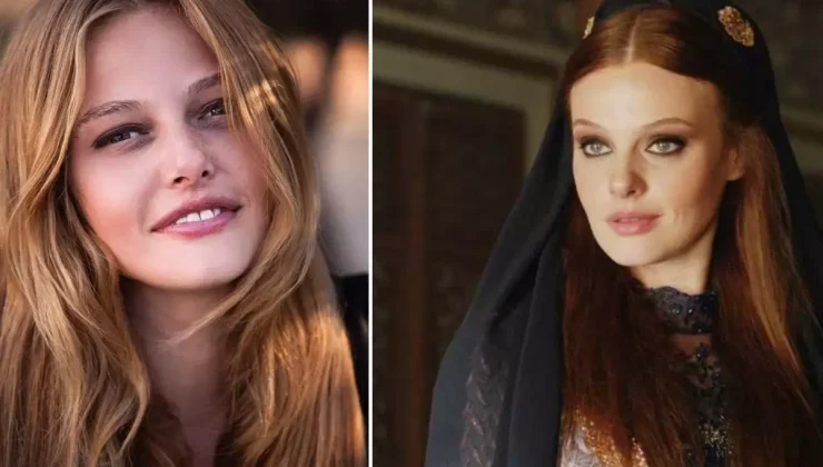 Naz Elmas davete damga vurdu! Derin yırtmaçlı elbise yorum yağmuruna tutuldu