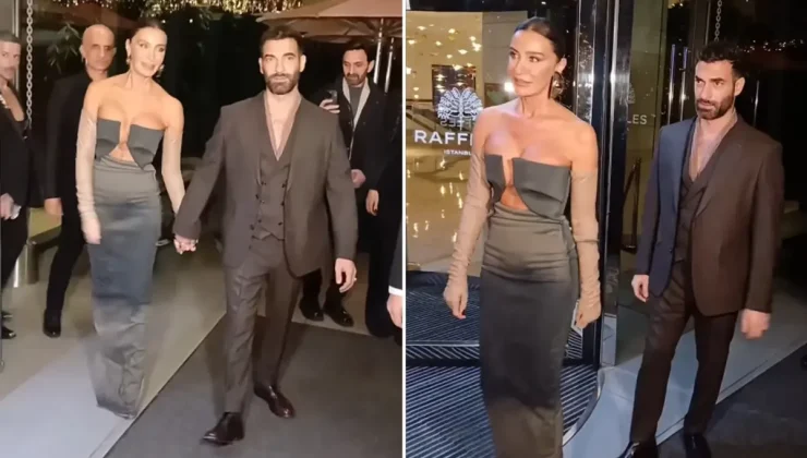 Sıla’nın iddialı elbisesi ve yürüyüşü lansmana damga vurdu