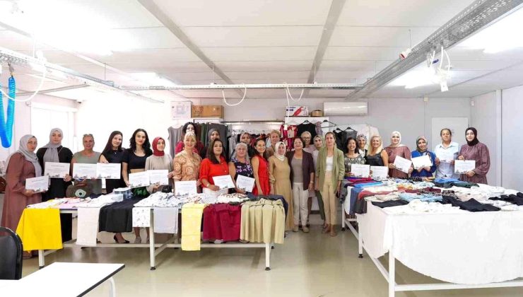Didim Belediyesi Moda Tasarım ve Temel Dikiş Eğitimi yıl sonu etkinliği gerçekleştirildi